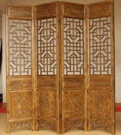 仿古屏风